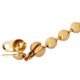 Metal end cap for 3mm ball chain Gold